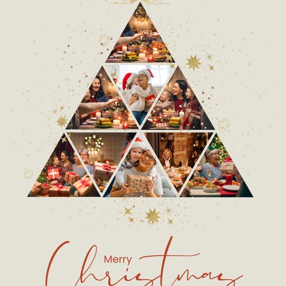 Merry & Happy Christmas Card | Printable Special Digital Card - Picture 4 of 5